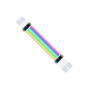 Cable De Alimentación Para Pc 2 X 8 Pin Argb Para Pc Gamer