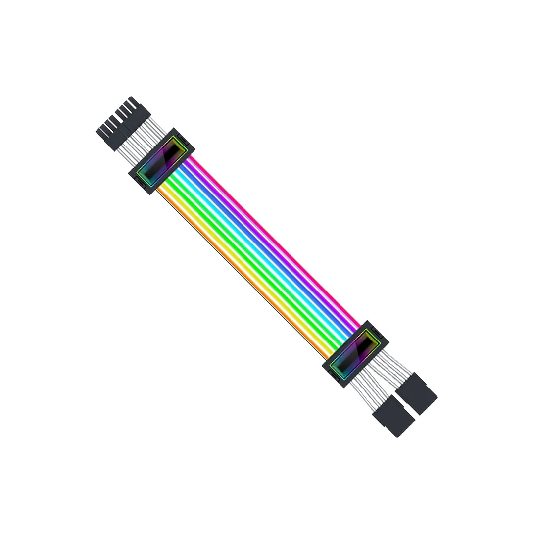 Cable De Alimentación Para Pc 2 X 8 Pin Argb Para Pc Gamer 2