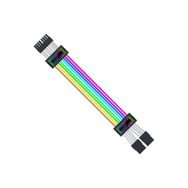 Cable De Alimentación Para Pc 2 X 8 Pin Argb Para Pc Gamer 2