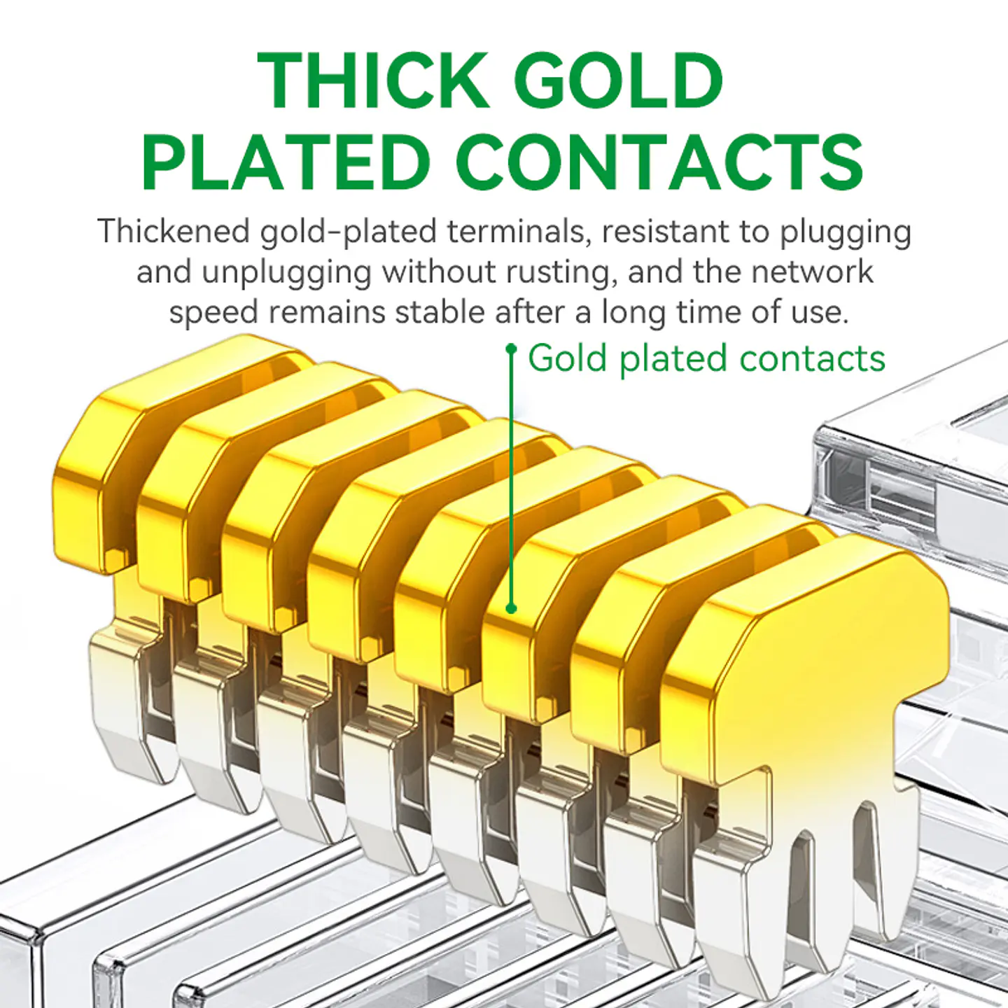 Conectores Rj45 Cat6e Red Lan Plug Utp Embase X 102 unds Veggieg 5