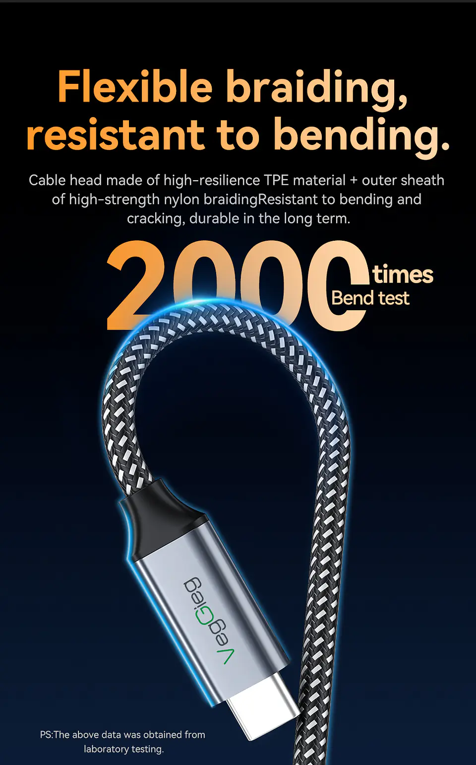 Adaptador Hub Tipo C 3.2 Gen2 2 Usb 2 Tipo C 10gbs Veggieg Gris metalico 4