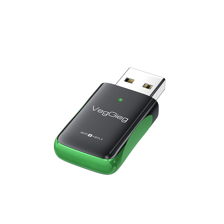 Adaptador 2 En 1 Bluetooth5.4 + Wifi 6+ 1100mbps Veggieg 2