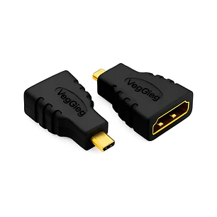 Adaptador Conversor Hdmi Hembra A Micro Hdmi Macho Veggieg