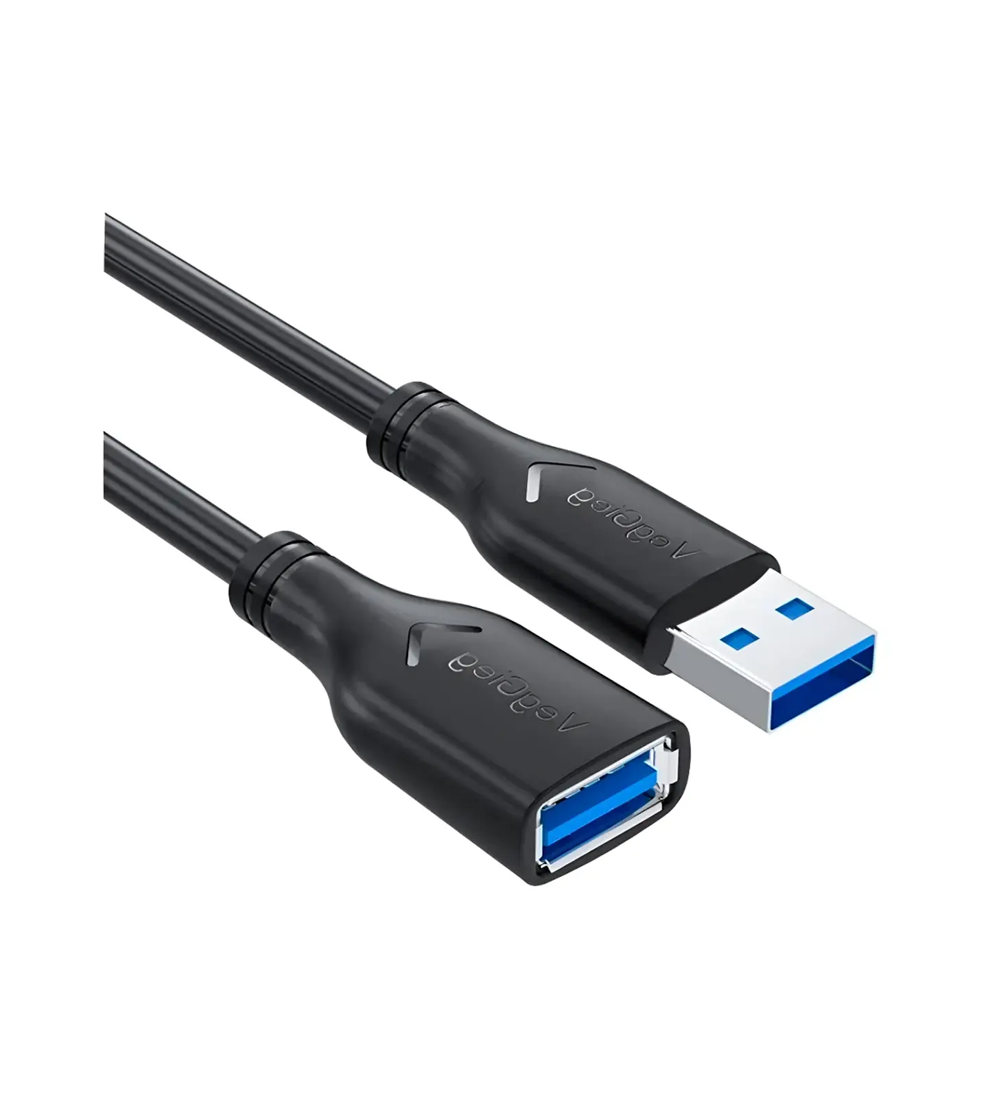 Cable Extensión Usb 3.0 Veggieg Macho A Hembra 3mts Negro  1