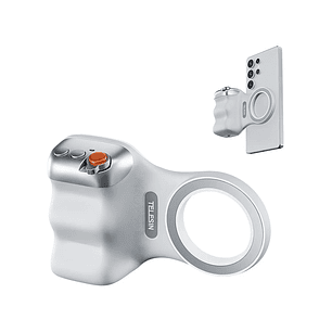 Empuñadura Magnetica Para Camara De Teléfono Soporte Telesin Blanco SAMSUNG - IPHONE
