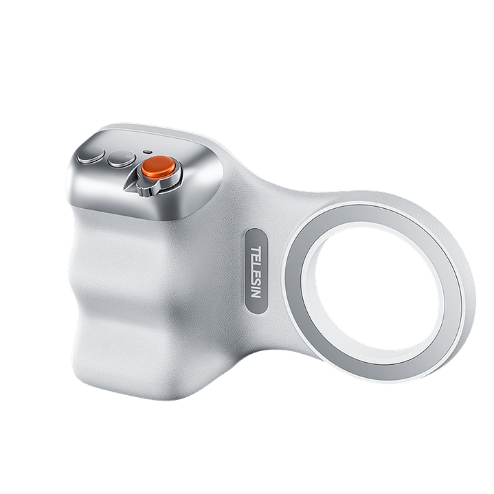 Empuñadura Magnetica Para Camara De Teléfono Soporte Telesin Blanco SAMSUNG - IPHONE 9