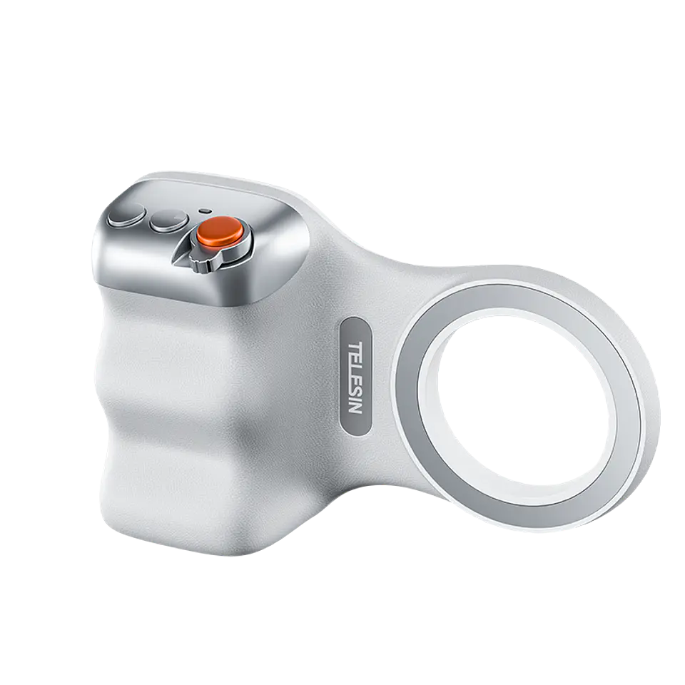 Empuñadura Magnetica Para Camara De Teléfono Soporte Telesin Blanco SAMSUNG - IPHONE 9