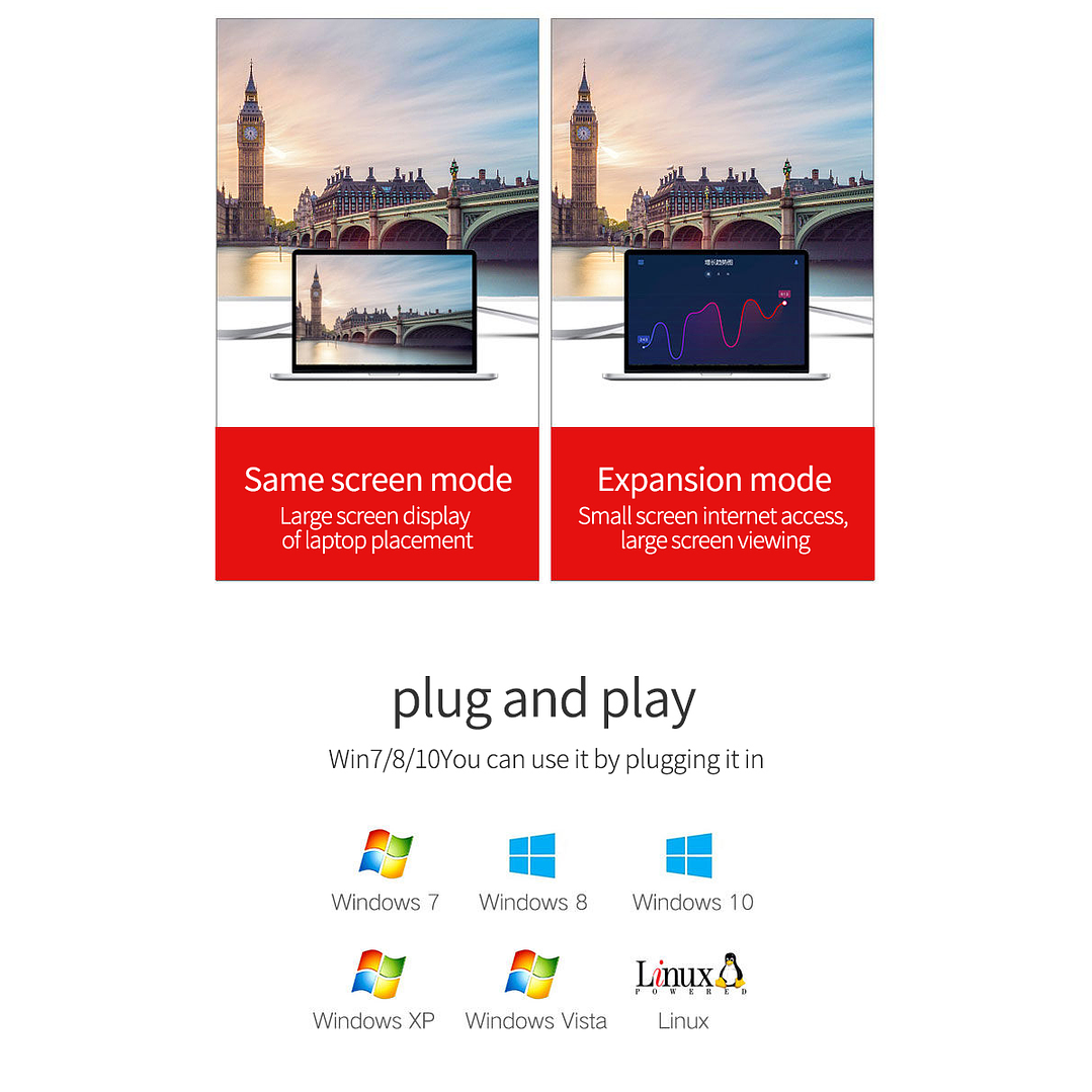 Adaptador VGA a HDMI con Audio y USB – VEGGIEG | 1080P Full HD 1.5 / 3 / 5 Metros 9