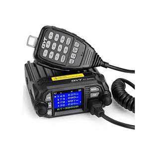 Radio Móvil VHF UHF Doble Banda Profesional estacion de radio 25W QYT KT-8900D 