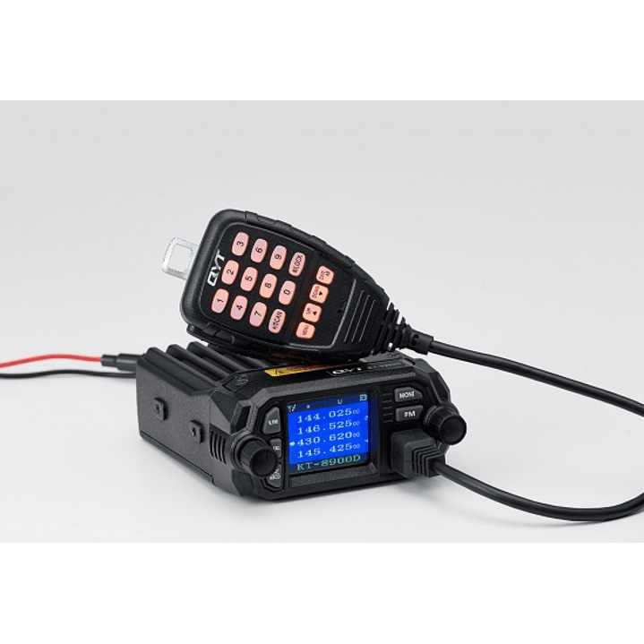Radio Móvil VHF UHF Doble Banda Profesional estacion de radio 25W QYT KT-8900D  10
