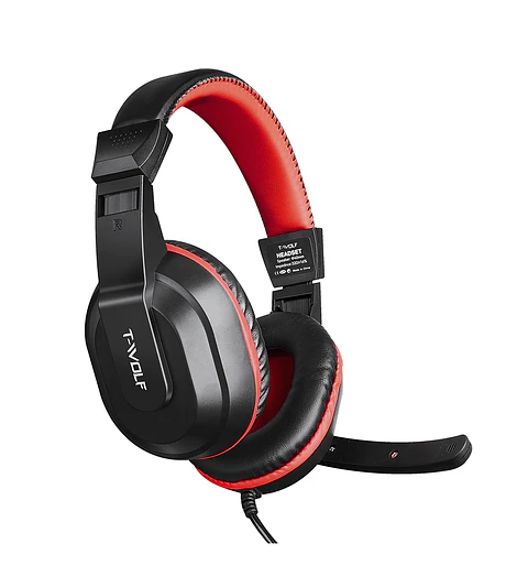 Audífonos Gamer T-Wolf H150 con Micrófono
