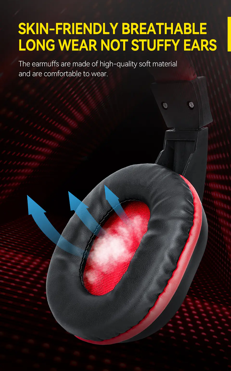 Audífonos Gamer T-Wolf H150 con Micrófono 7