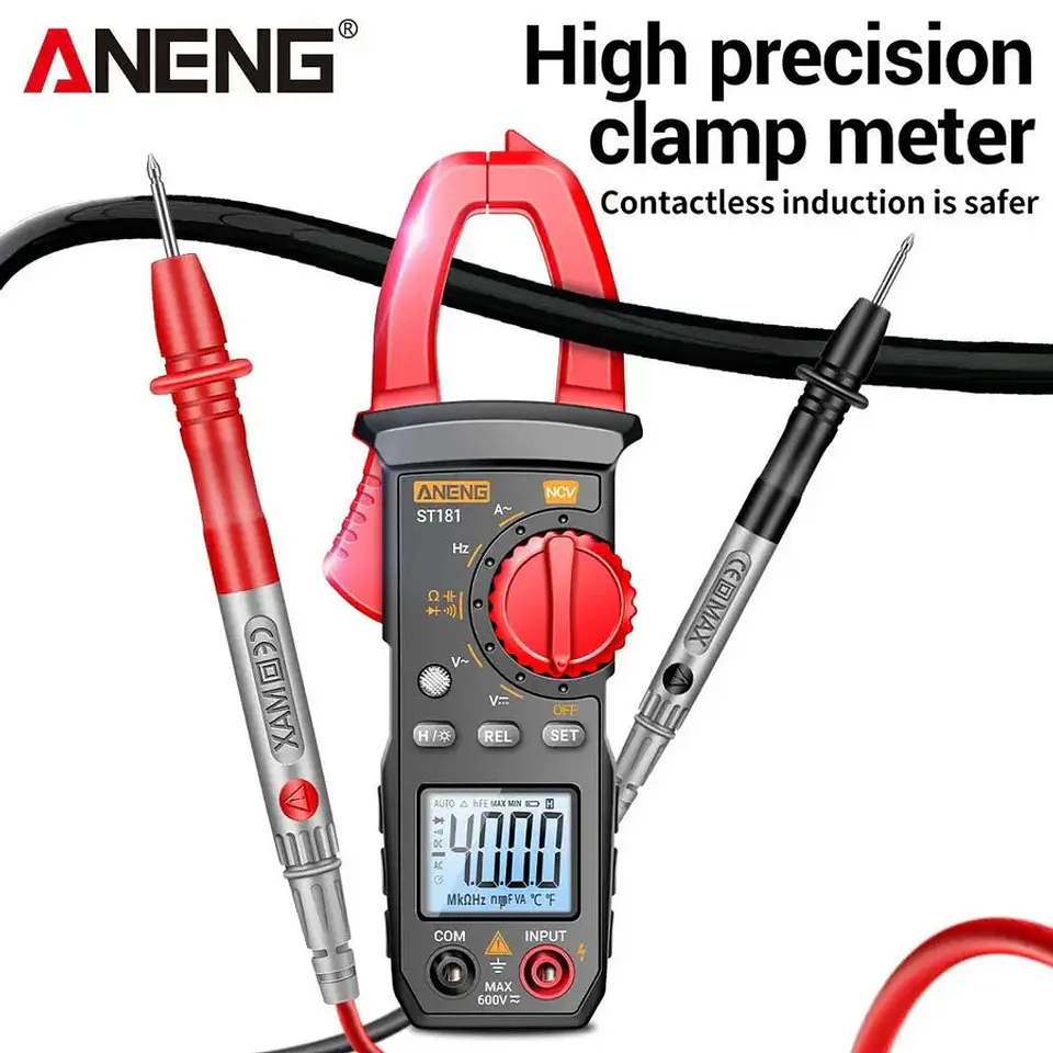 Pinza Amperimétrica Digital ANENG ST181 3