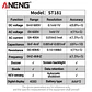 Pinza Amperimétrica Digital ANENG ST181 - Miniatura 4