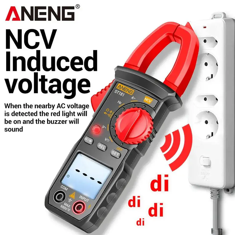 Pinza Amperimétrica Digital ANENG ST181 5