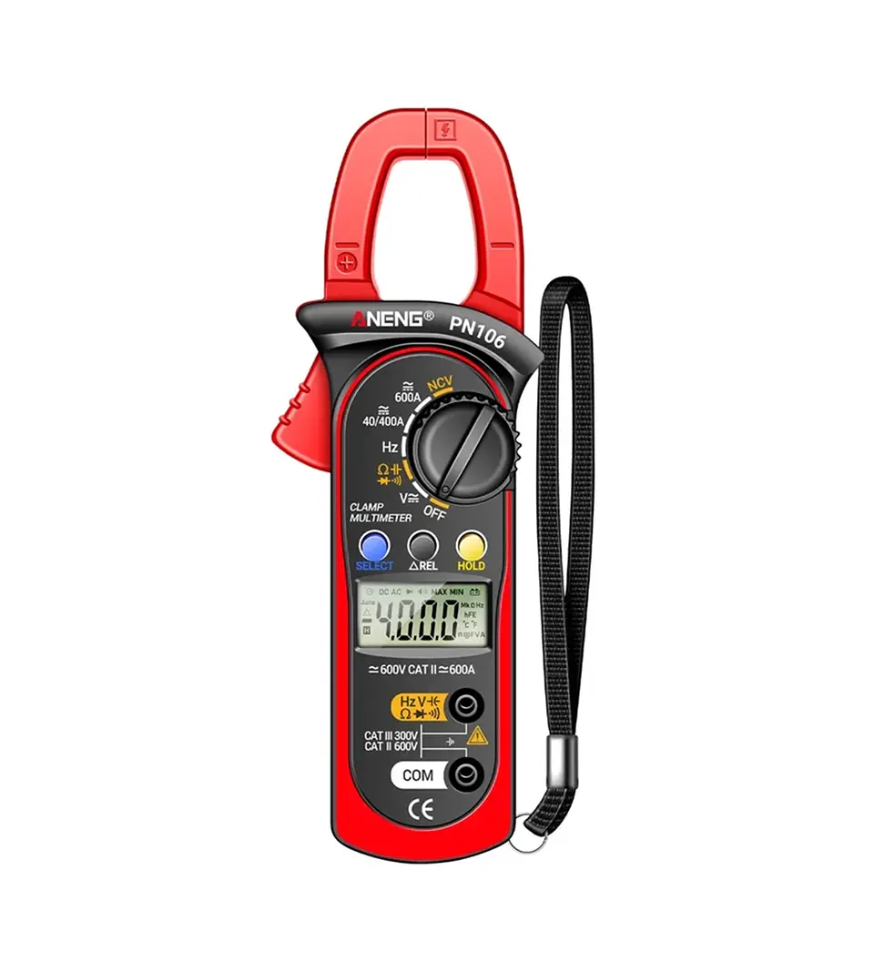 Pinza Amperimétrica Digital ANENG PN106 Profesional Multímetro AC/DC 600A 1