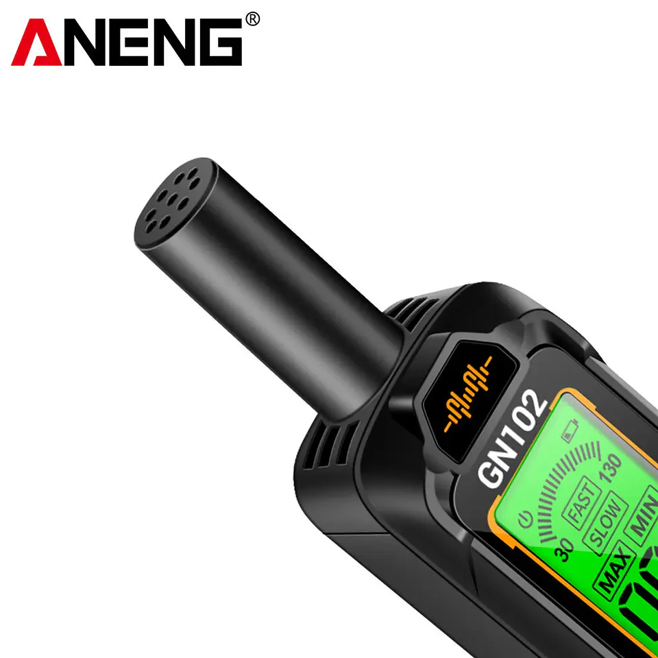 Medidor de Ruido Digital ANENG GN102  Decibelímetro Profesional 30-130 dB 8