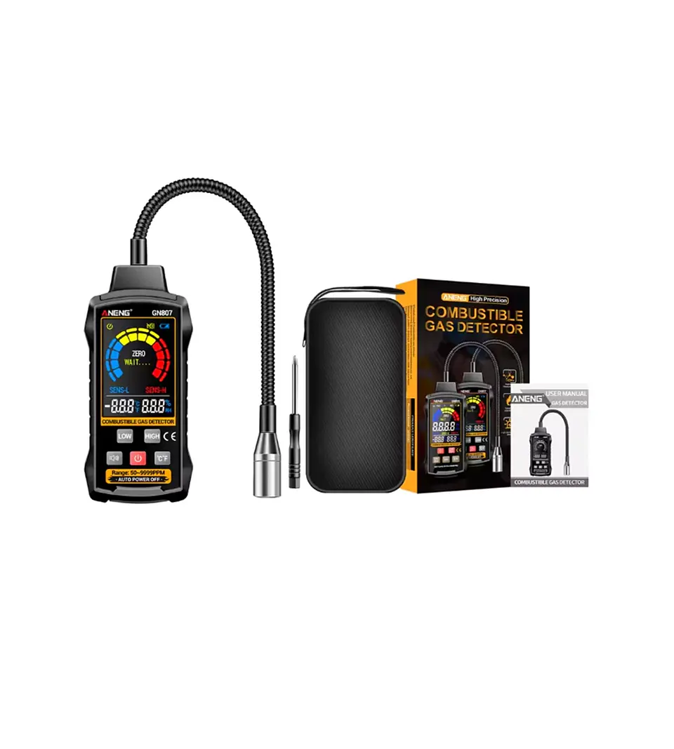 Detector de Gas Combustible ANENG GN807  50-10000 PPM | Alarma Sonora | Sensor de Alta Sensibilidad 1