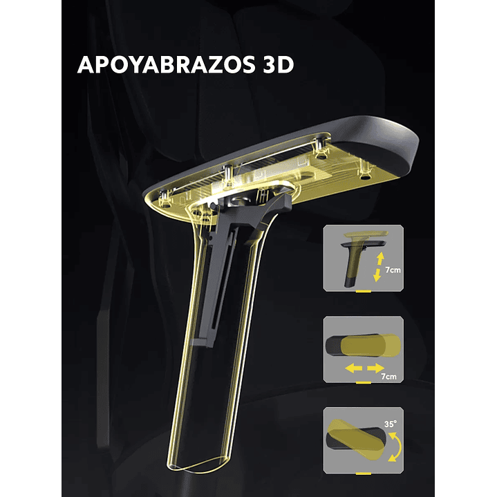 Silla Ergonómica SIHOO X5 Pro Profesional | Ajuste Total 6D | Malla Premium | Oficina / Home Office / Garmer 7