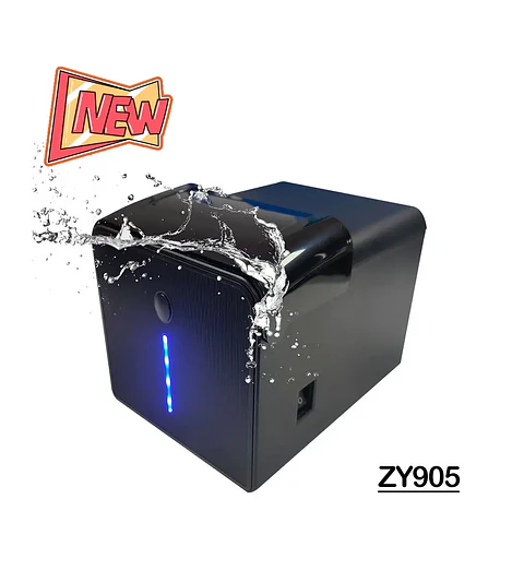 Impresora de Cocina ZYWELL ZY905 80mm | Impermeable y Anti Aceite | Pedidos Restaurante | USB + LAN | Auto Cutter