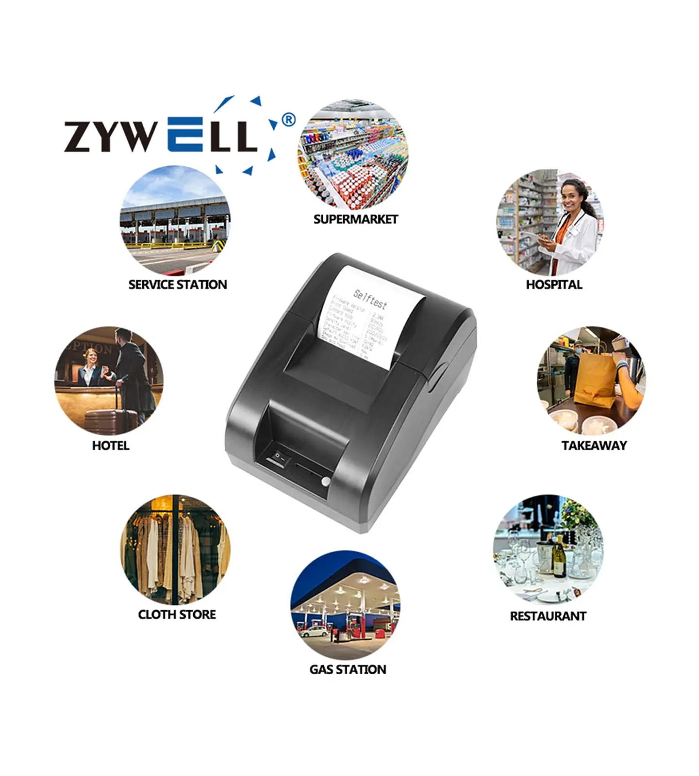 Impresora Térmica POS 58mm Z58-IV | USB / Bluetooth | Boletas y Tickets | Sin Tinta | Compatible POS 1