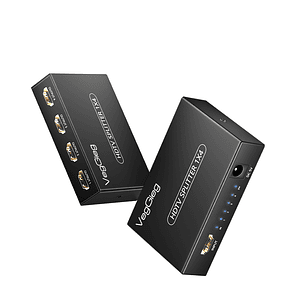 Splitter HDMI 1x4 VegGieg V-HD07 | Distribuidor HDMI 4K | 1 Entrada 4 Salidas | Plug & Play