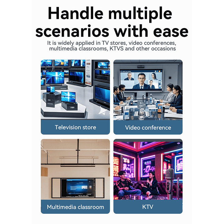 Splitter HDMI 1x4 VegGieg V-HD07 | Distribuidor HDMI 4K | 1 Entrada 4 Salidas | Plug & Play 10