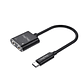 Adaptador Audio USB-C a 3.5mm + Mic VegGieg V-K105 | Tarjeta de Sonido Externa | Laptop / Android - Miniatura 1