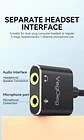 Adaptador Audio USB-C a 3.5mm + Mic VegGieg V-K105 | Tarjeta de Sonido Externa | Laptop / Android - Miniatura 2