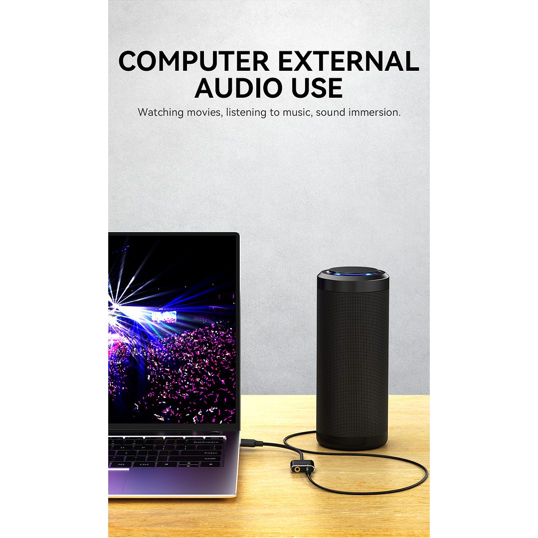 Adaptador USB a Audio 3.5mm + Mic VegGieg V-K103 | Tarjeta de Sonido USB | Plug & Play 10