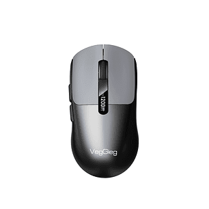 Mouse Inalámbrico VegGieg G900 | Bluetooth + 2.4 GHz | 3600 DPI | Pantalla Digital | Recargable