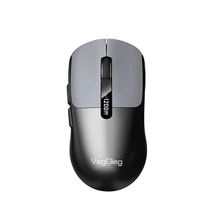 Mouse Inalámbrico VegGieg G900 | Bluetooth + 2.4 GHz | 3600 DPI | Pantalla Digital | Recargable