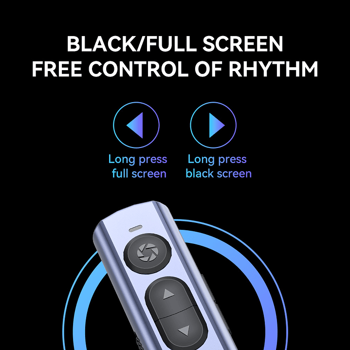 Puntero Láser Presentador VegGieg V-LP002 | Control PPT Inalámbrico | USB | 200 m Alcance 4