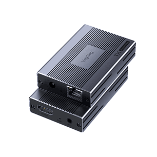 Extensor HDMI por Red 60 m VegGieg V-HE60 | HDMI a LAN Cat5e/6 | Full HD 1080p | Plug & Play