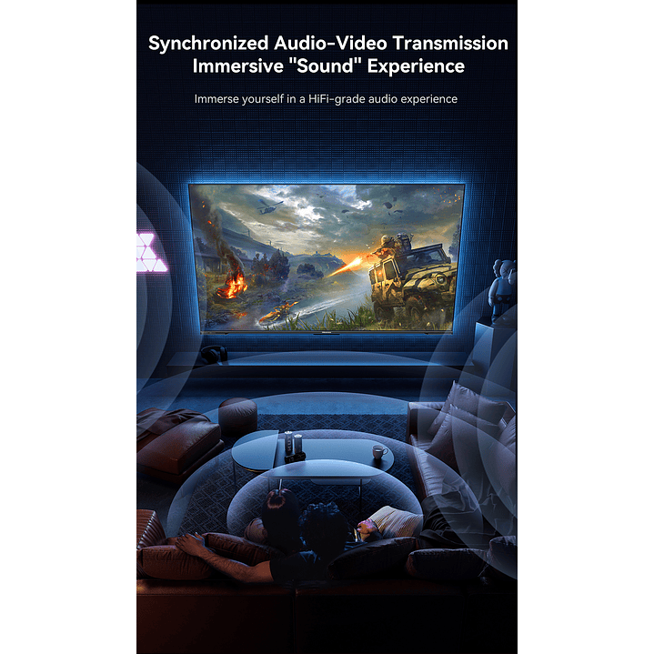 Extensor HDMI por Red 60 m VegGieg V-HE60 | HDMI a LAN Cat5e/6 | Full HD 1080p | Plug & Play 10