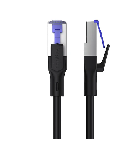 Cable de Red CAT7 10Gbps VegGieg  Blindado – Alta Velocidad Ethernet Gamer / Profesional
