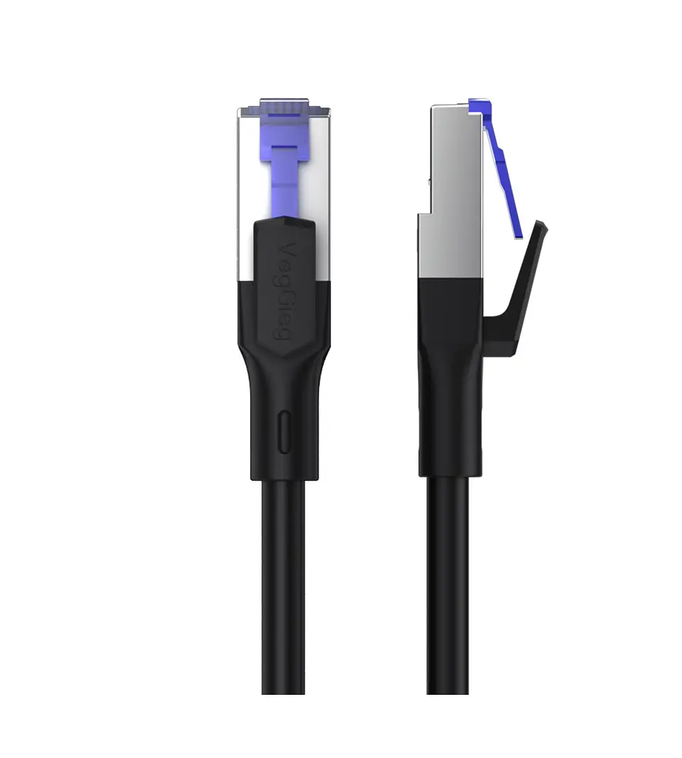 Cable de Red CAT7 10Gbps VegGieg  Blindado – Alta Velocidad Ethernet Gamer / Profesional 1