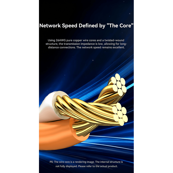 Cable de Red CAT7 10Gbps VegGieg  Blindado – Alta Velocidad Ethernet Gamer / Profesional 7