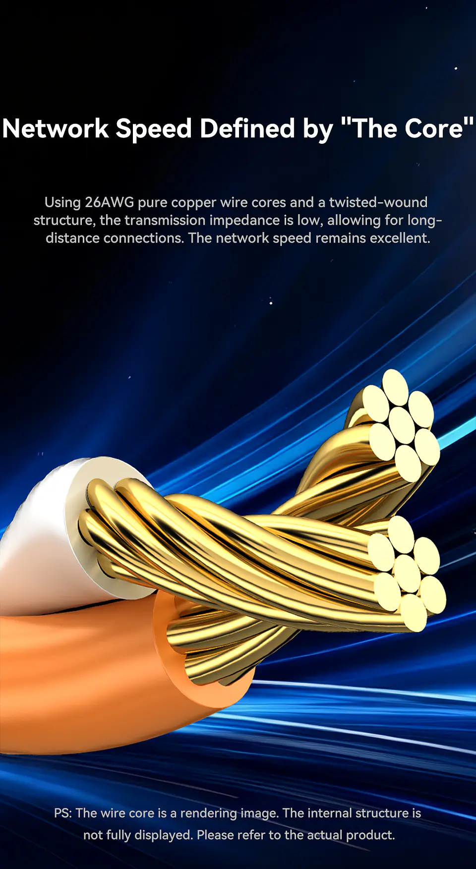 Cable de Red CAT7 10Gbps VegGieg  Blindado – Alta Velocidad Ethernet Gamer / Profesional 7