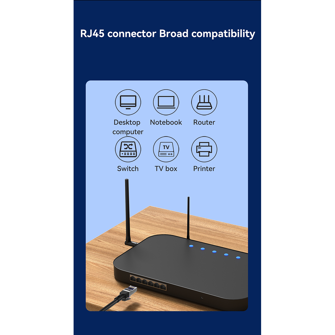 Cable de Red CAT7 10Gbps VegGieg  Blindado – Alta Velocidad Ethernet Gamer / Profesional 11