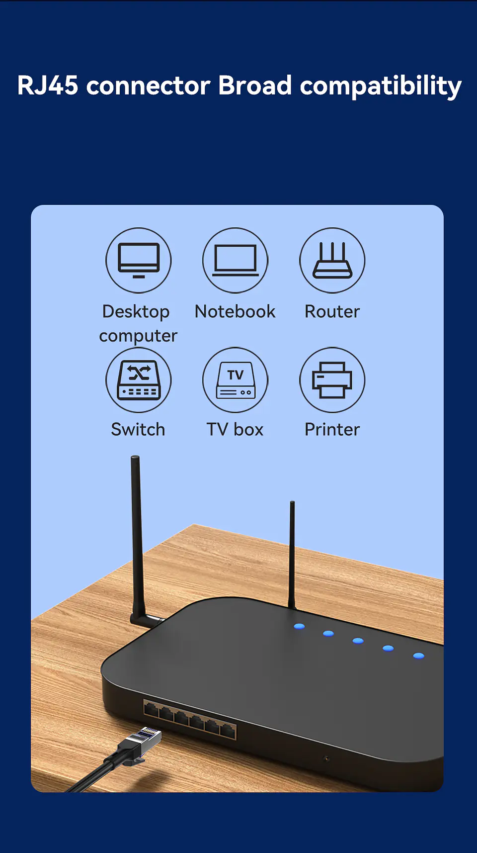 Cable de Red CAT7 10Gbps VegGieg  Blindado – Alta Velocidad Ethernet Gamer / Profesional 11