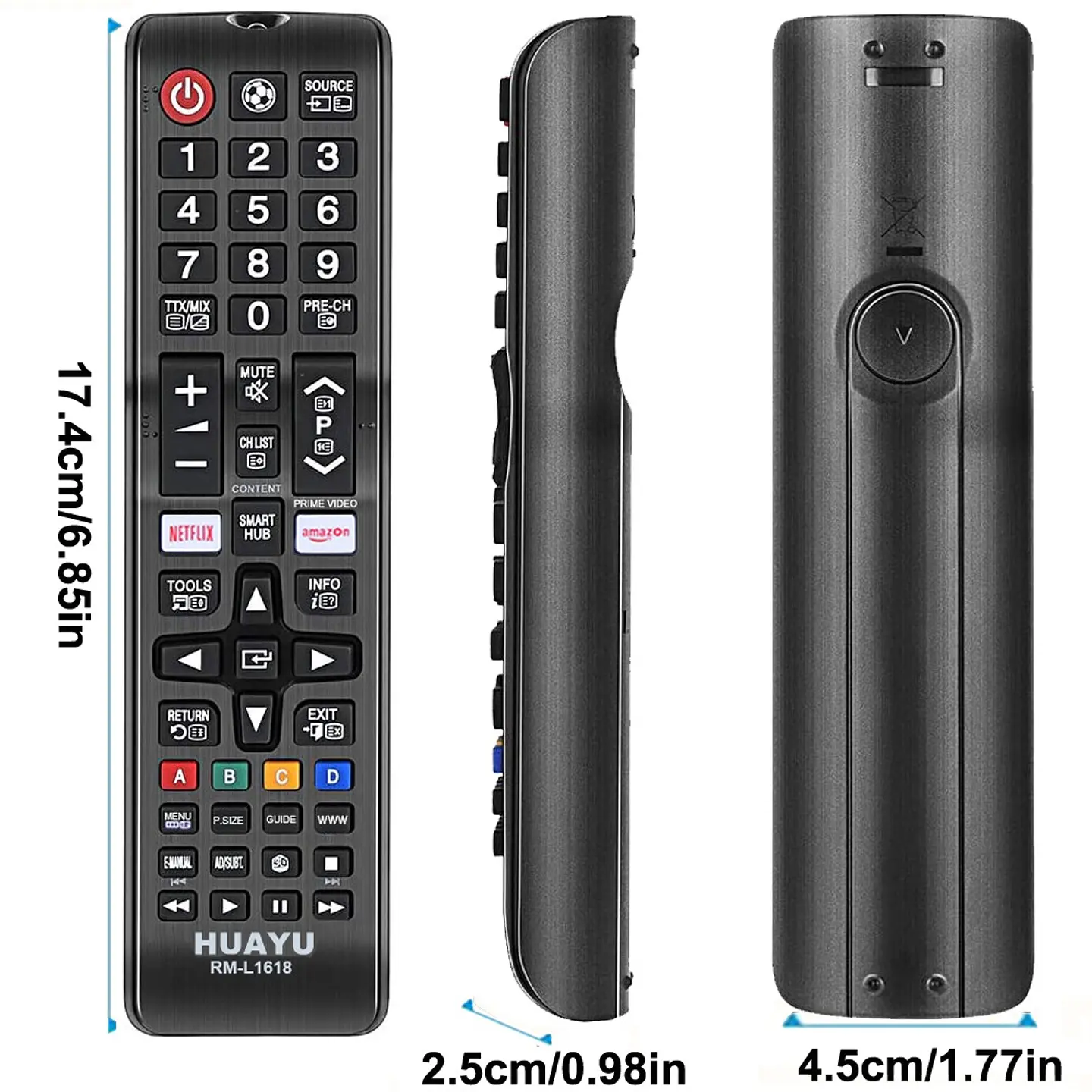 Control Remoto Universal para TV Samsung RM-L1618 – Listo para Usar 4