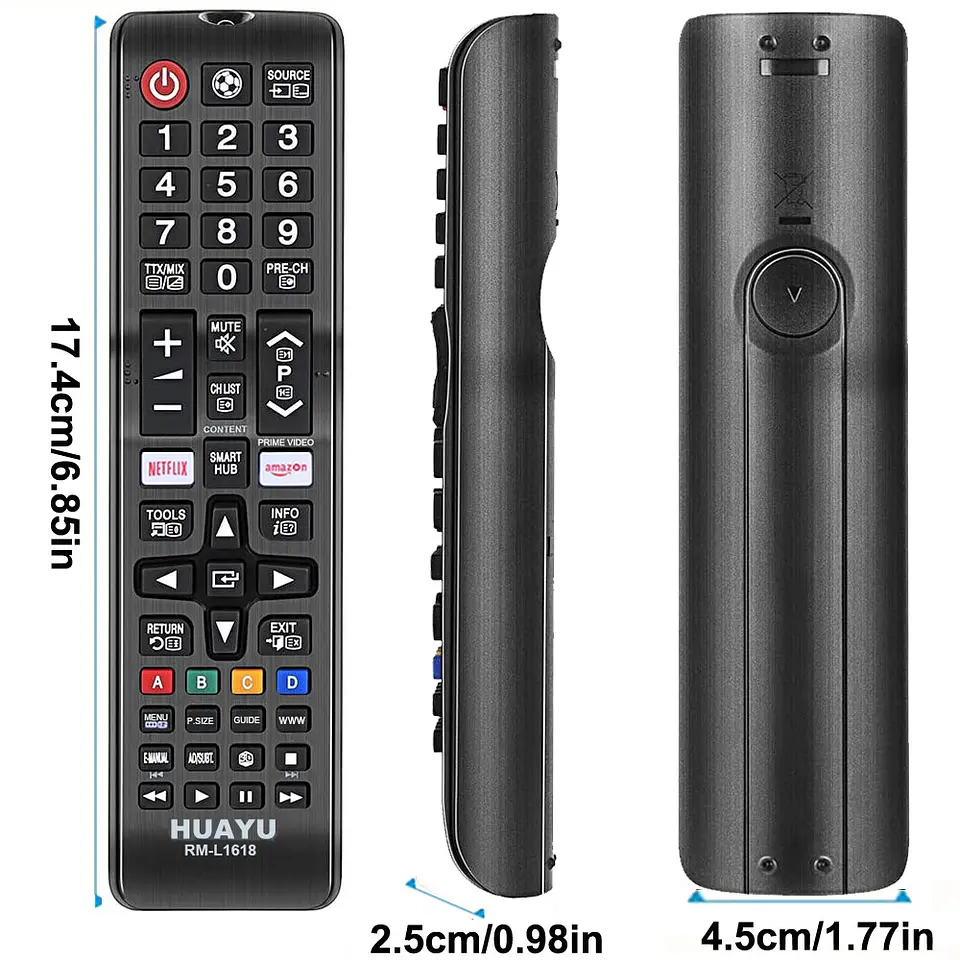 Control Remoto Universal para TV Samsung RM-L1618 – Listo para Usar 4