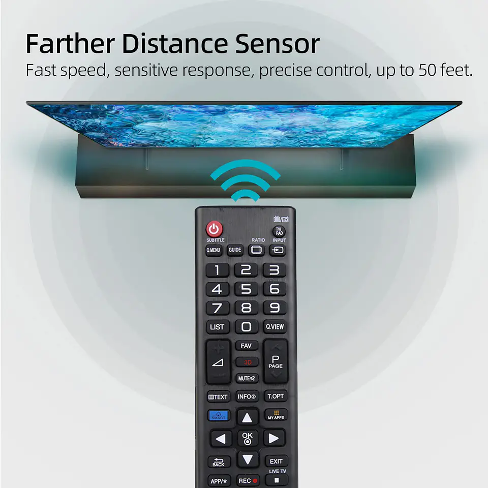 Control Remoto Universal para TV LG RM-L1162 – Reemplazo Directo Sin Configuración 4