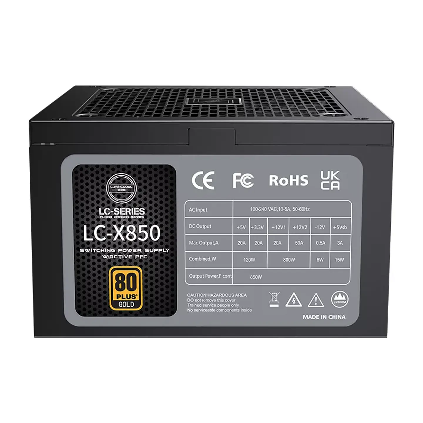 Fuente De Poder Para Pc 80 Plus Gold 850w Atx Color Negro 4