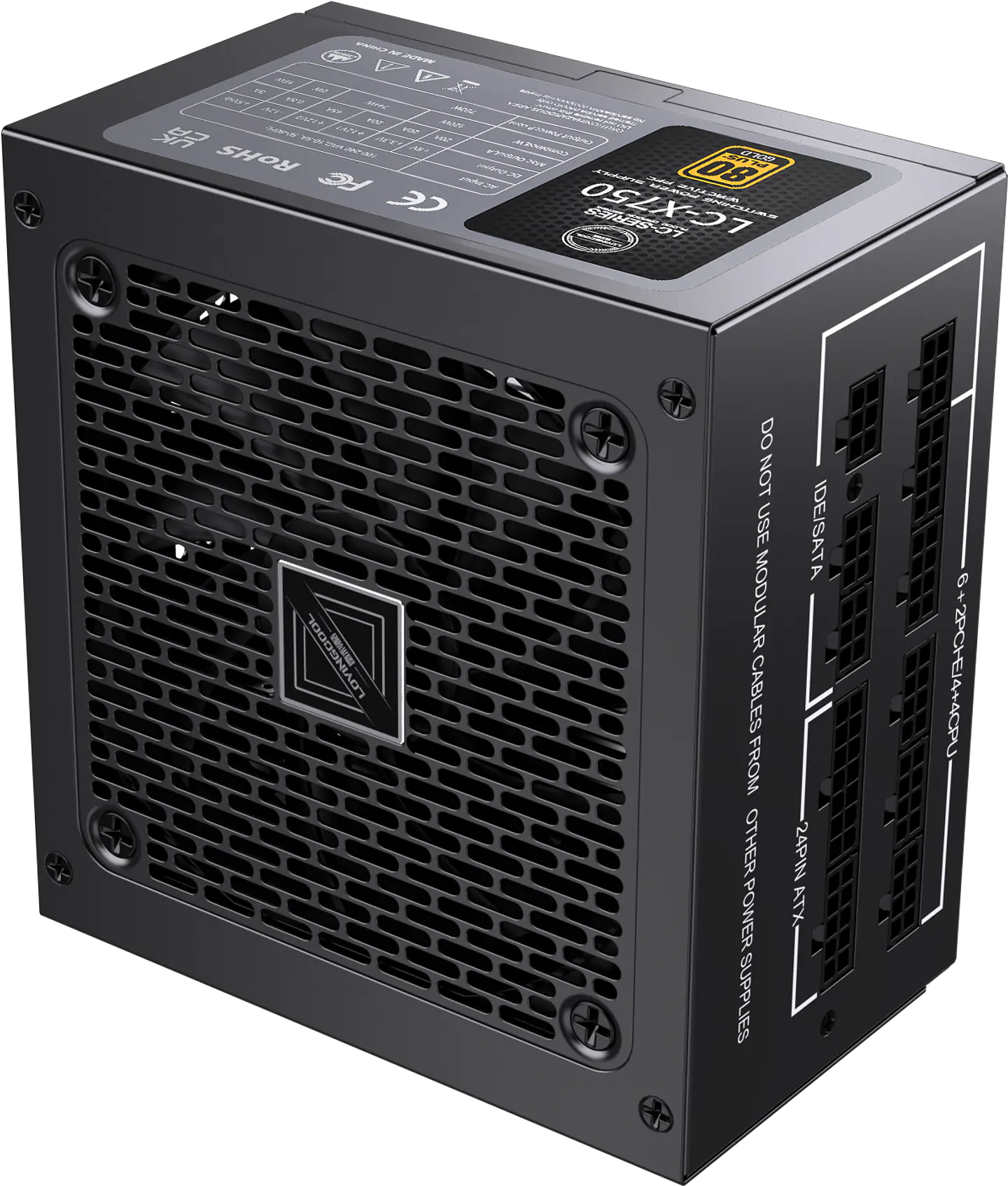 Fuente De Poder Para Pc 80 Plus Gold 750w Atx Color Negro 4