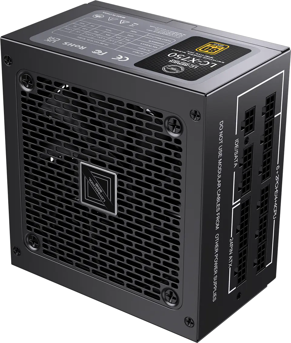 Fuente De Poder Para Pc 80 Plus Gold 750w Atx Color Negro 4