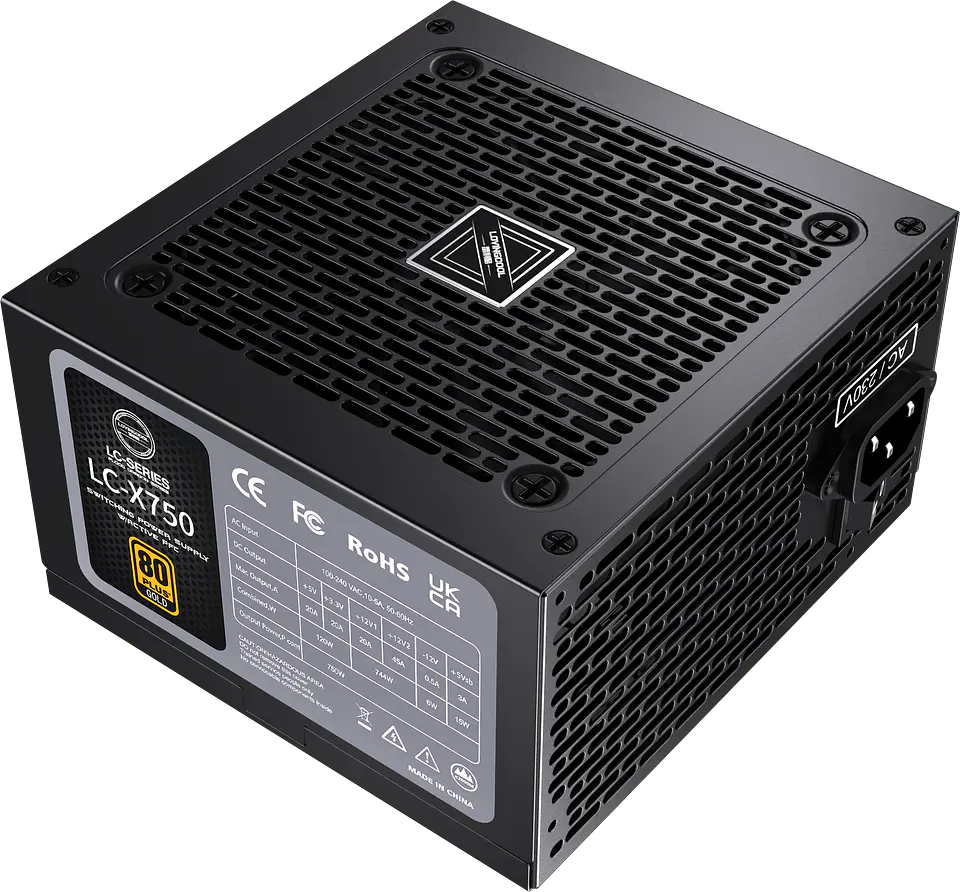 Fuente De Poder Para Pc 80 Plus Gold 750w Atx Color Negro 5