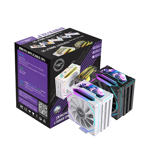 Enfriador Cpu Lovingcool 120mm Tdp 220w  Amd Intel 63 Cfm