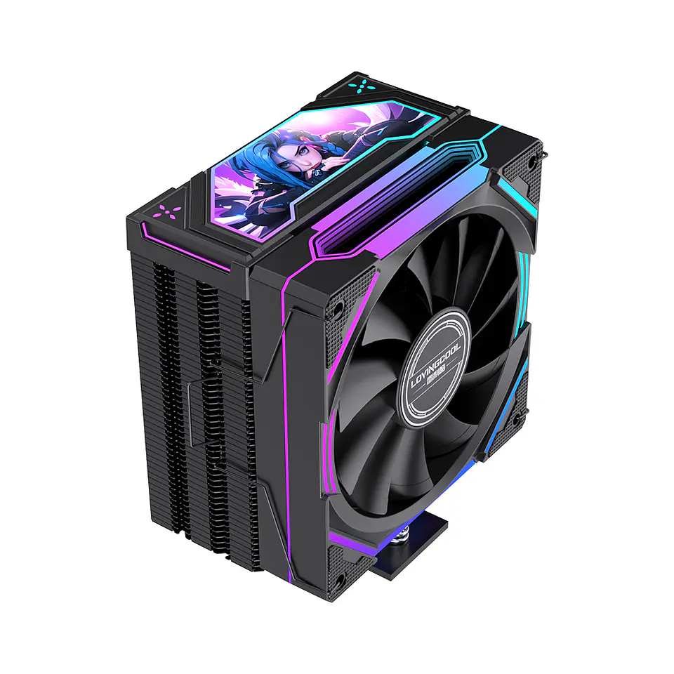 Enfriador Cpu Lovingcool 120mm Tdp 220w  Amd Intel 63 Cfm 3